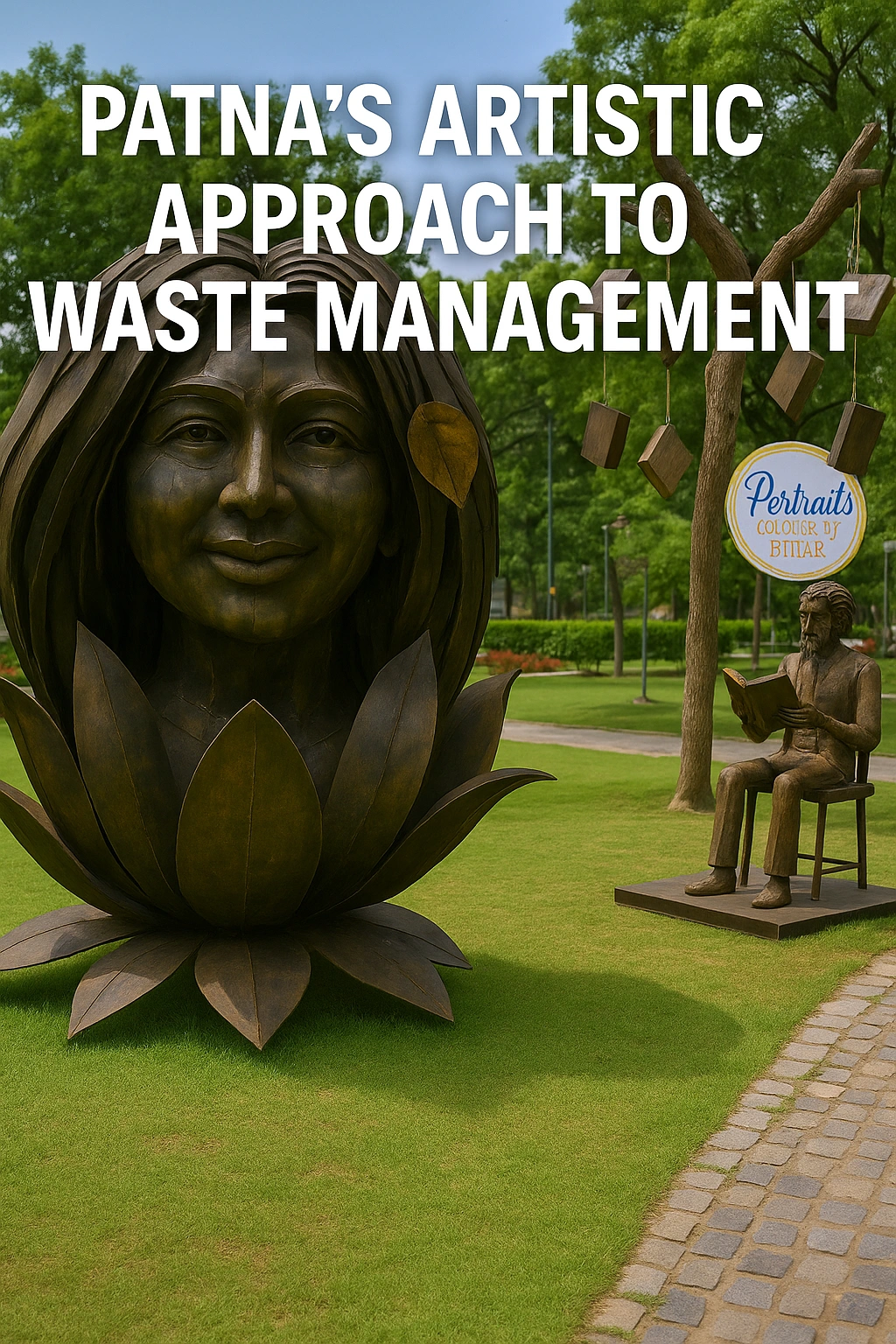 Patna Municipal Corporation Turns Waste into Art to Promote Environmental Awareness