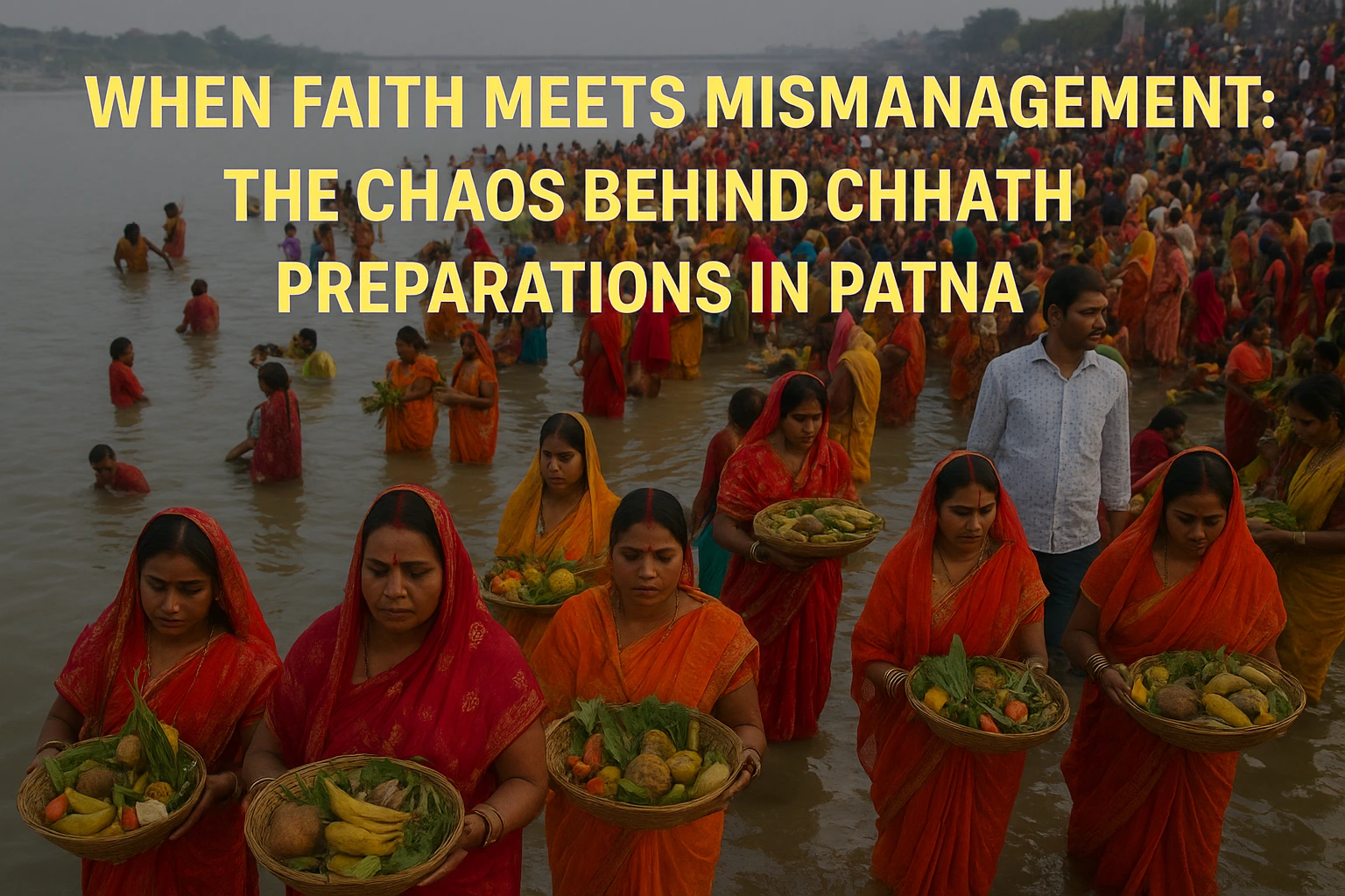 When Faith Meets Mismanagement: The Chaos Behind Chhath Preparations