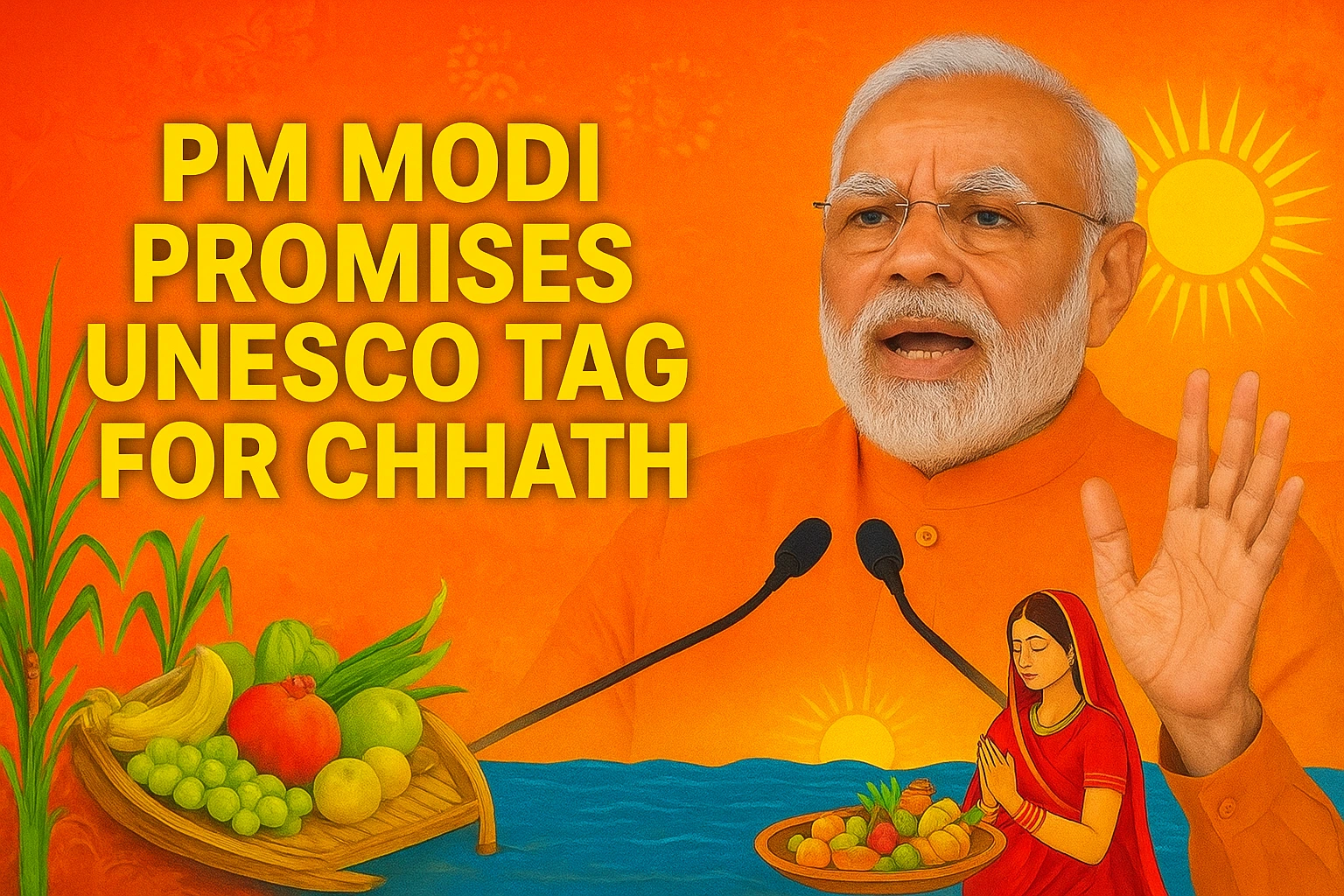 Bihar turns the spotlight on heritage: PM Modi pledges UNESCO bid for Chhath