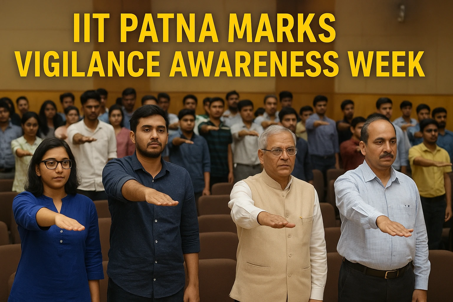 IIT Patna Observes Vigilance Awareness Week with Integrity Pledge and CBI Session on Ethical Governance