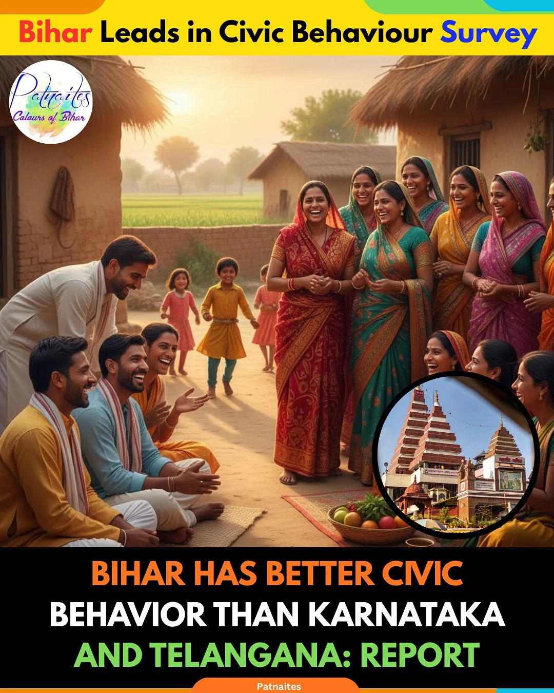 Bihar Leads in Civic Behaviour survey