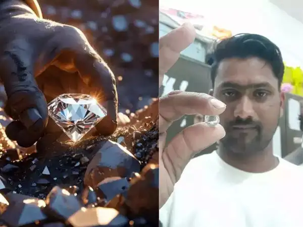 Rare Natural Green Diamond Found in Panna by Two Young Men