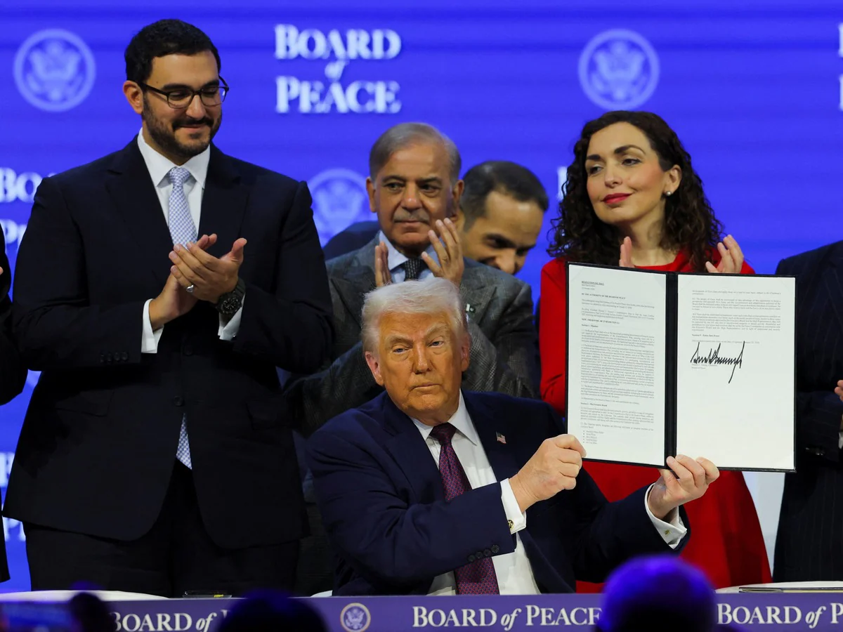 Donald Trump Launches International “Board of Peace” at Davos; Pakistan Among Members