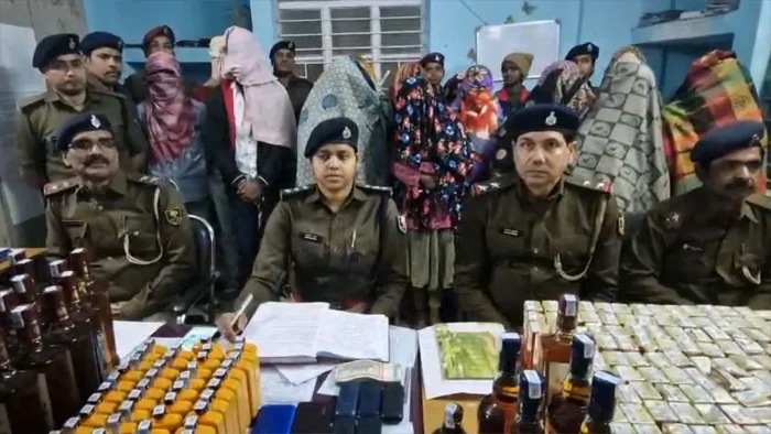 Police Arrest 14 in Major Liquor Smuggling Bust Including 11 Women
