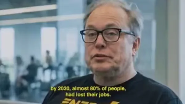 AI Ad Featuring Musk, Bezos, Altman Predicts 80 Million Jobs Could Be Lost by 2030