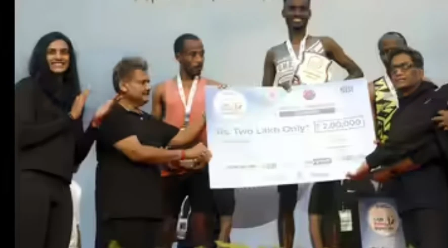 10,000 Participate in Patna Marathon to Promote Anti-Drug Awareness