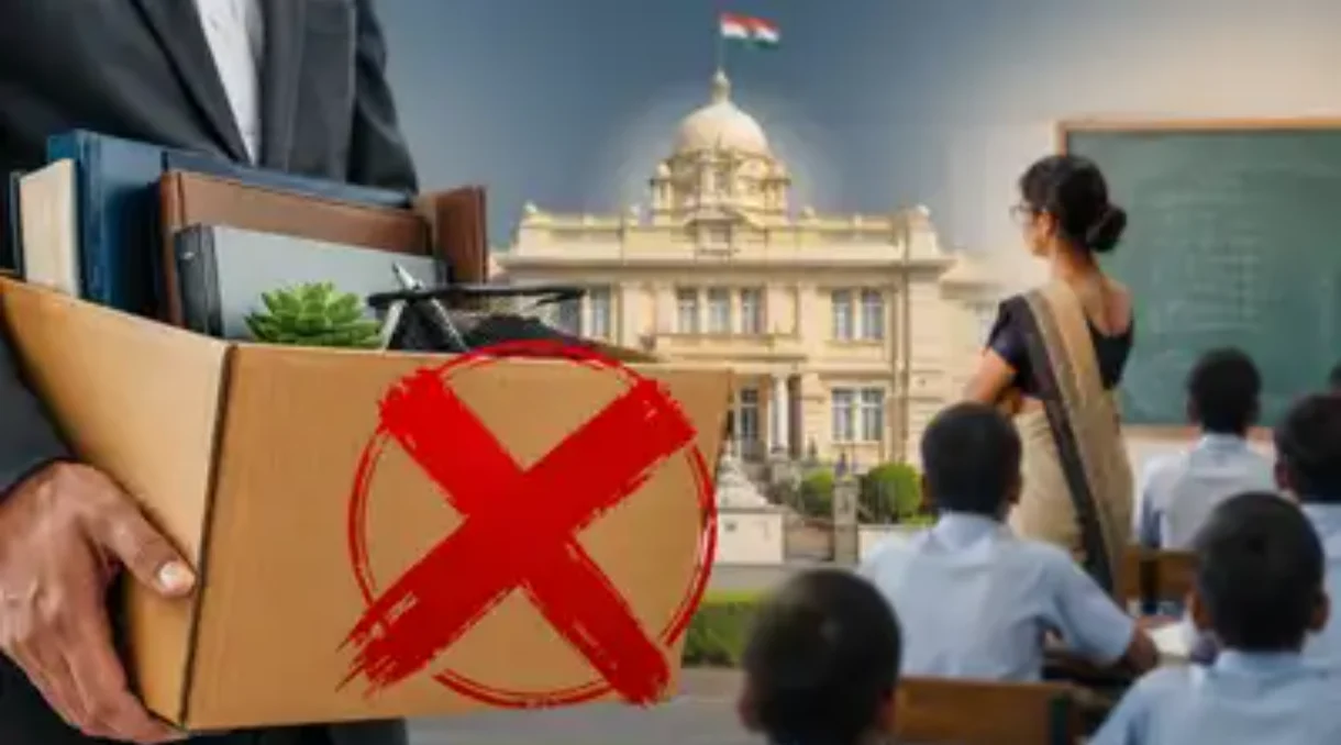 एन आई ओ एस से कोर्स करने वाले शिक्षकों को नौकरी से बाहर निकालने की तैयारी